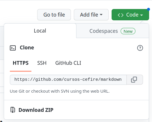 Clonar repositori buit